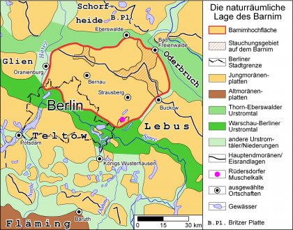 Barnim eiszeitlich geformt